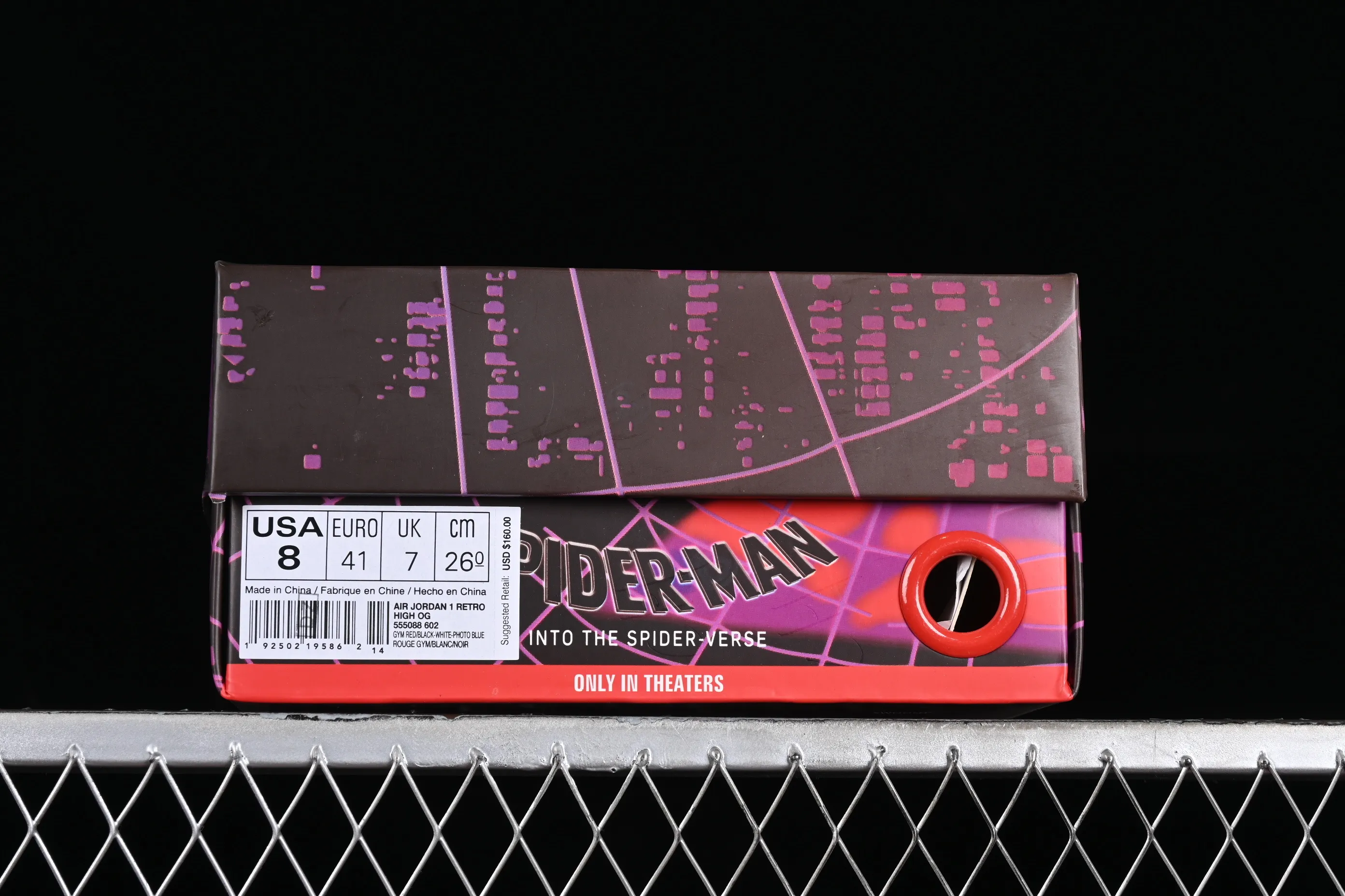 All categories Air Jordan Jordan series basketball shoes Air Jordan 1 High Air Jordan 1 Retro High "Chicago Crystal" AJ1 Joe 1 New Chicago Spider-Man 555088-602